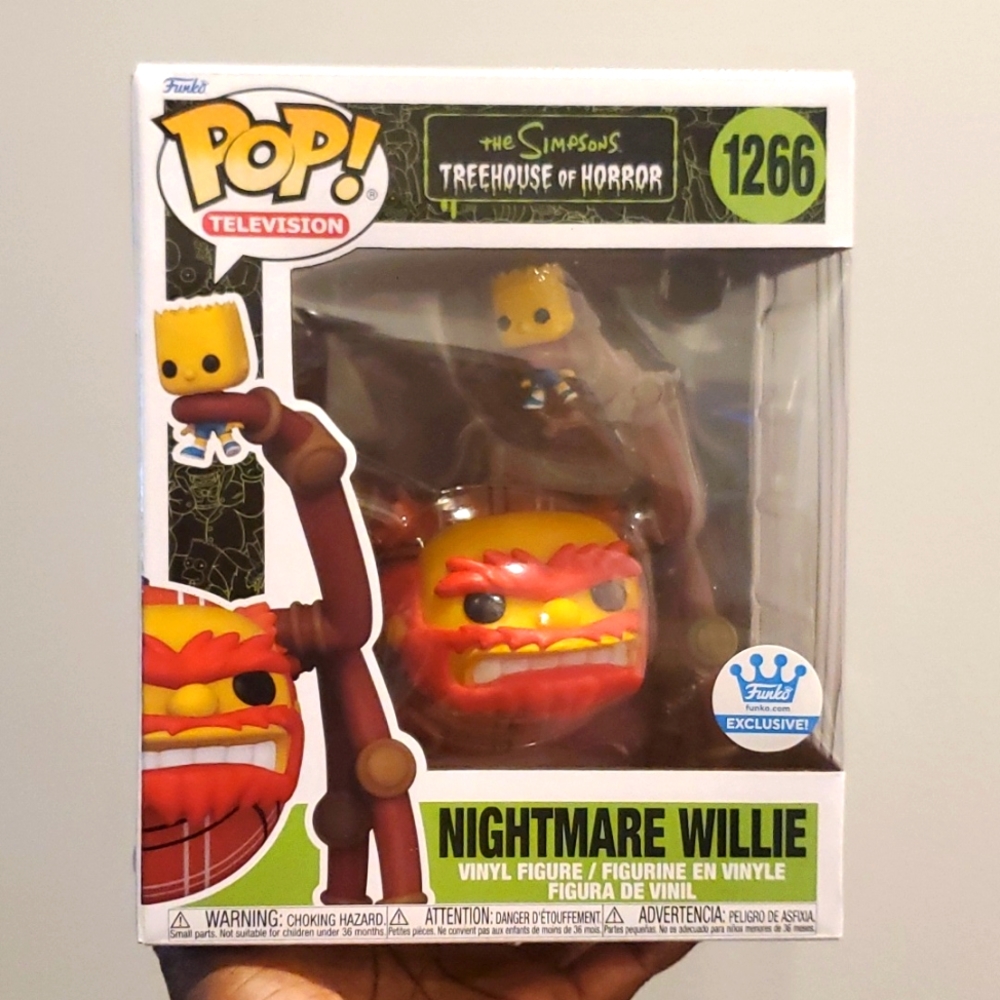 The Simpsons Treehouse of Horror Nightmare Willie Funko POP #1266 - 6" Funko EXC
